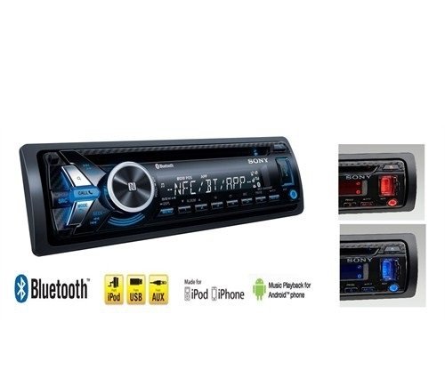 Orjinal Sony MEX-N4000BT Bluetooth, USB ve AUX Girişli, iPhone/iPod Uyumlu  CD/USB  AUX Girişli Oto Teyp Kafası Front Ön Panel Dijital Medya Alıcısı
