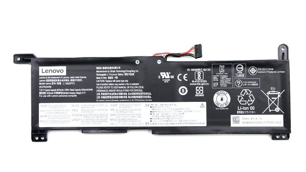 Orijinal Lenovo ideapad Slim 1-14AST-05 81VS Notebook Batarya Laptop Pil