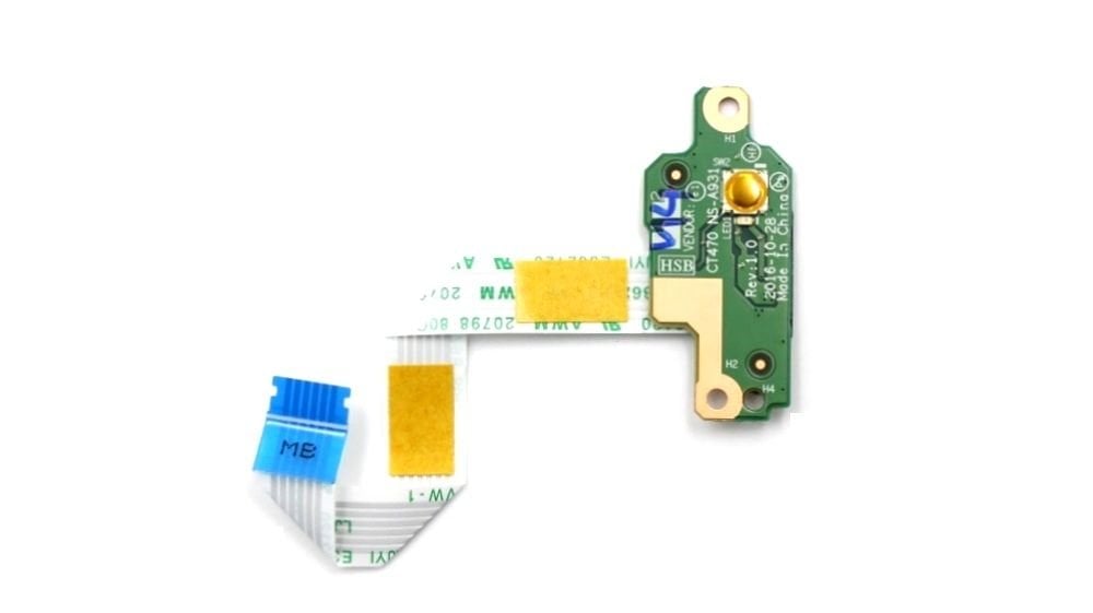 Lenovo Orijinal Thinkpad 00UR510 NS-A931 Notebook Tetik Power Buton Board