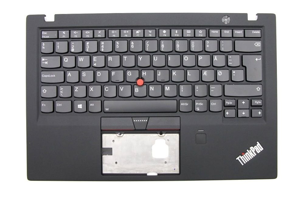 Orijinal Lenovo Thinkpad X1 Carbon Gen 5 20HR 20HQ Fransızca Klavye Dahil Üst Kasa