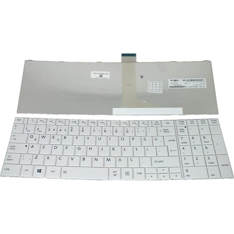 Toshiba Satellite L850 L855 L855D Klavye Tuş Takımı Beyaz