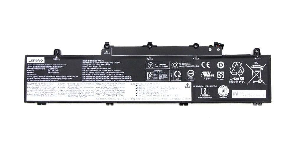 Orijinal Lenovo ThinkPad L19D3PD5 L19C3PD5 Notebook Batarya Laptop Pil