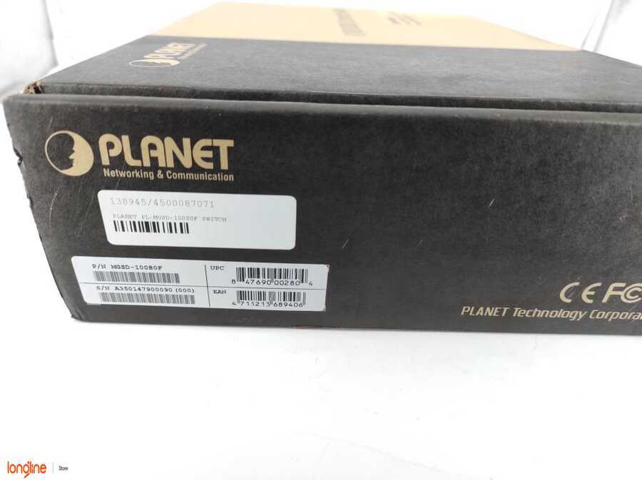 Planet PL-MGSD-10080F 8 Port 10/100/1000 Mbps Gigabit Switch
