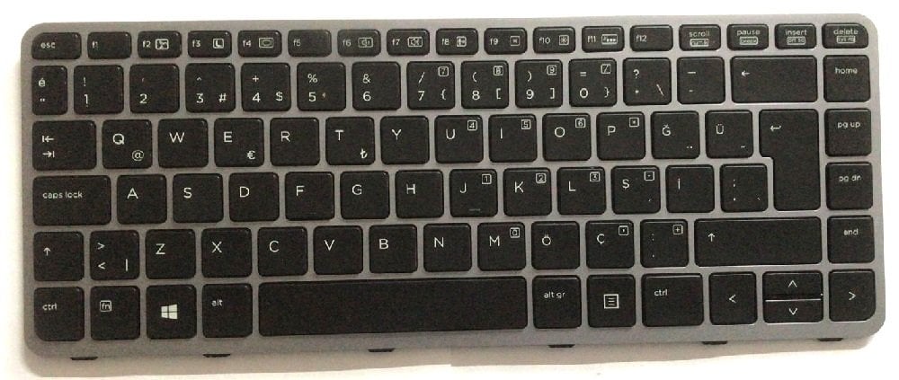Hp EliteBook 1040 G1 1040 G2 Klavye Tuş Takımı 739563-141 736933-141