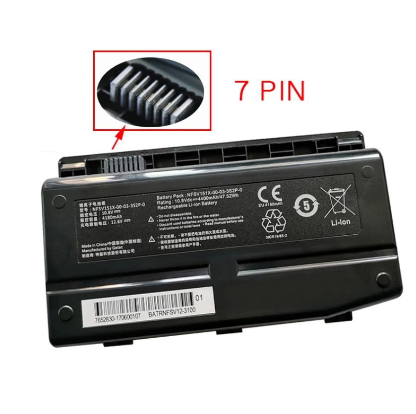 Orijinal Mechrevo Pro X6 X6Ti-M6 4180mAh Notebook Batarya Pil