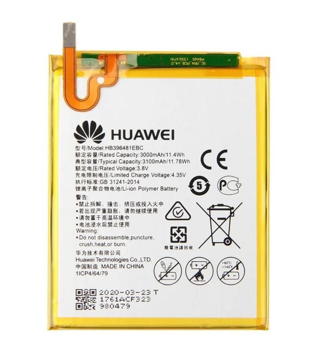 Huawei Orijinal Honor 8 9 10 Lite .35V 3000mAh 11.78Wh Cep Telefonu Batarya Pil