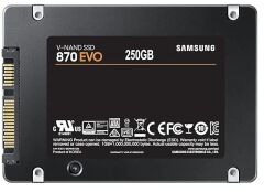 250GB SAMSUNG 870 560/530MB/s EVO MZ-77E250BW SSD (Resmi Distribütör Garantili)