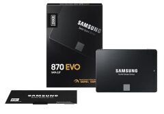 250GB SAMSUNG 870 560/530MB/s EVO MZ-77E250BW SSD (Resmi Distribütör Garantili)