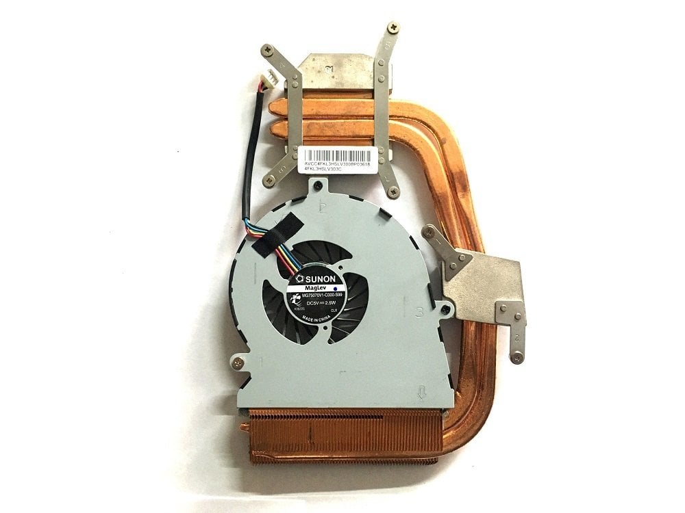 Orijinal Lenovo ideapad Y560P Notebook Soğutucu Cpu Heatsink Fan 4FKL3HSLVB03A