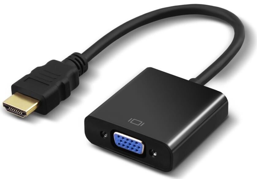 Hdmi To Vga Çevirici Dönüştürücü Monitör Kablosu