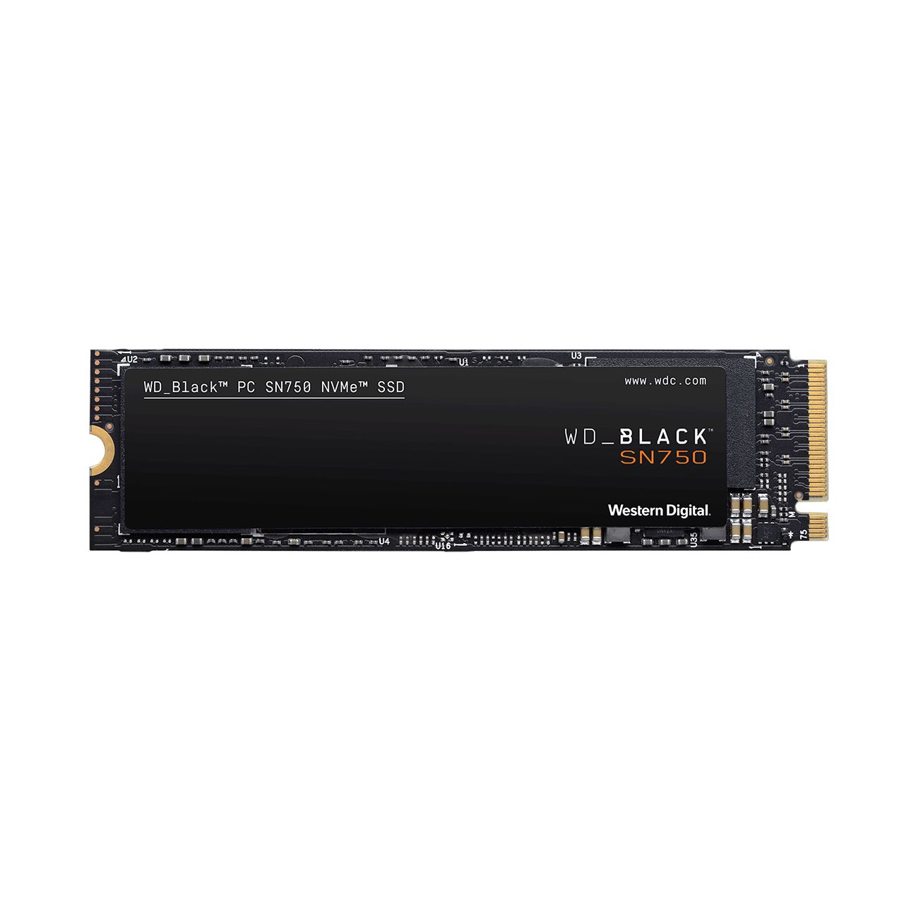 500GB WD BLACK SN750 M.2 NVMe 3430/2600MB/s WDS500G3X0C SSD