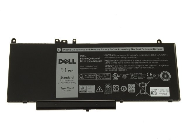 Orjinal Dell Latitude E5550 Serisi Notebook Batarya Laptop Pil