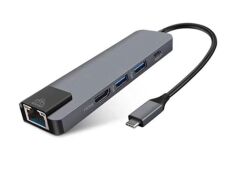 USB 3.1 Type C To Hdmi 2xusb 3.0 Gigabit Ethernet Çevirici Dönüştürücü Adaptör