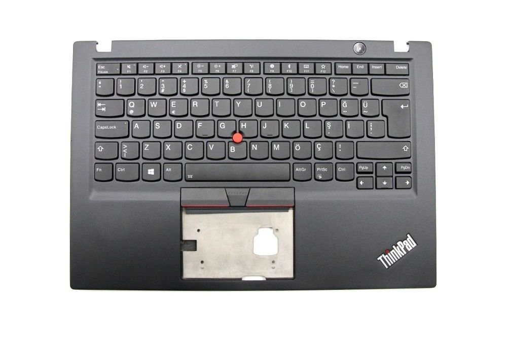 Orijinal Lenovo Thinkpad T490S 20NX 20NY Parmak izsiz Klavye Dahil Üst Klavye Kasa