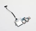 Orijinal Samsung NP370R5E Tetik Power Butonu SD Kart USB Port Board BA92-11837A