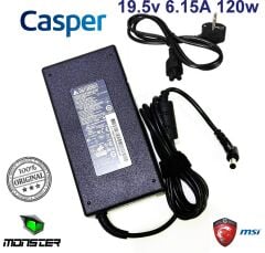 Monster Abra A5 A7 Tulpar Excalibur Orijinal Delta 19.5V 6.15A 120w  Adaptor Şarj Aleti A15-120P1A