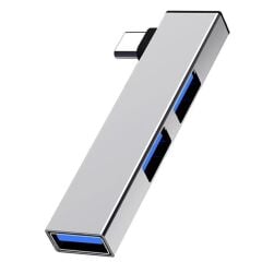 Usb Type C 3.0 Hub 3 Portlu Çoklayıcı Çoğaltıcı Dönüştürücü Çevirici Adaptör