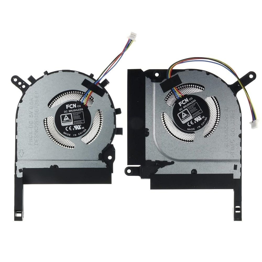 Asus Tuf Gaming F17 FX706 FX706HE FX706HEB Notebook Cpu Sogutucu Cooling Çift Sol Sağ Fan