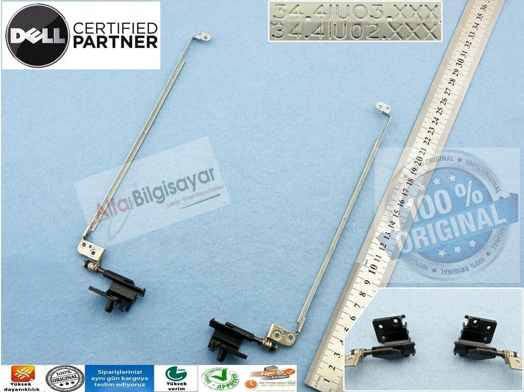 DELL Inspiron N4050 14 M4040 M4050 N4040 Hinges Brackets LEFT + RIGHT PAIR Laptop Hinge Menteşe Takımı Sag Sol