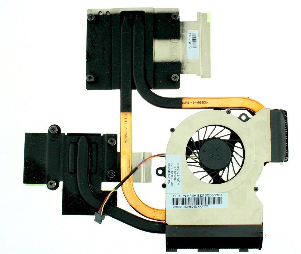 Orijinal Hp Pavilion DV7 DV7-6000 Serisi Ekran Kartlı Cpu Soğutucu Heatsink Fan