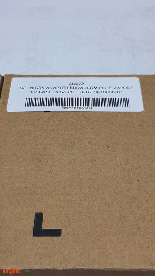 İkinci El CISCO BROADCOM PCI-E 2XPORT 10GBASE UCSC-PCIE-BTG 74-10608-01