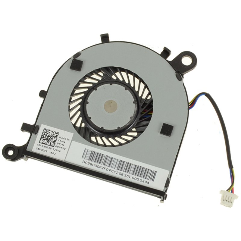 Orijinal Dell CN-0XHT5V DC28000F2F0 DFS15050500T Cpu Sogutucu Cooling Fan