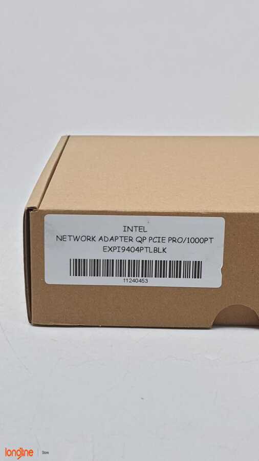İkinci El INTEL NETWORK ADAPTER QP PCIE PRO/1000PT EXPI9404PTLBLK