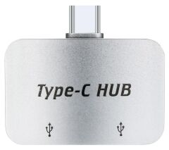 Type C To Usb 3.0 2 Port Hub 3.1 Çevirici Dönüştürücü Çoklayıcı Çoğaltıcı