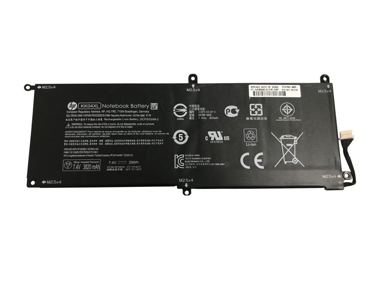 Orijinal Hp HSTNN-I19C HSTNN-IB6E Tablet Notebook Batarya Pil