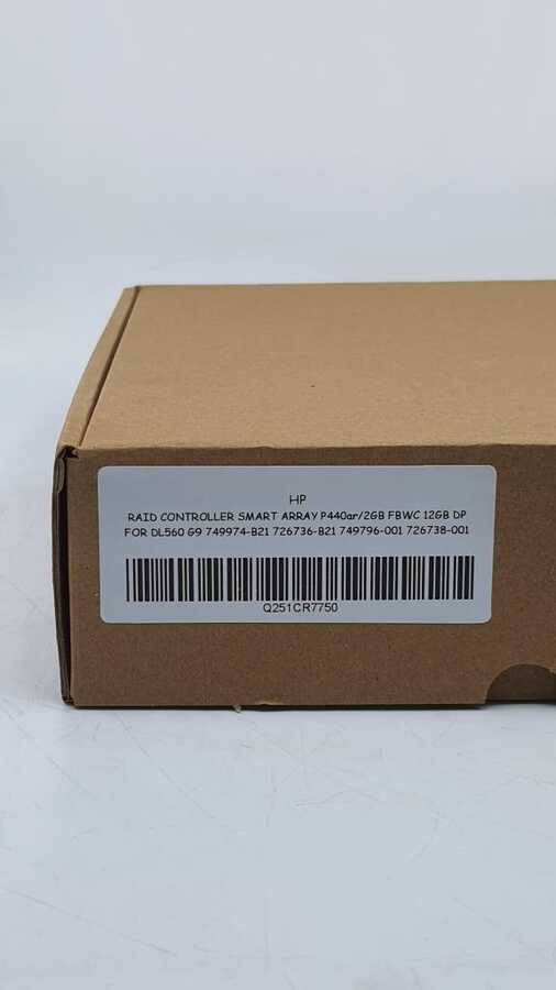 İkinci El RAID CONTROLLER SMART ARRAY P440ar/2GB FBWC 12GB DP FOR DL560 G9 749974-B21 726736-B21 749796-001 726738-001