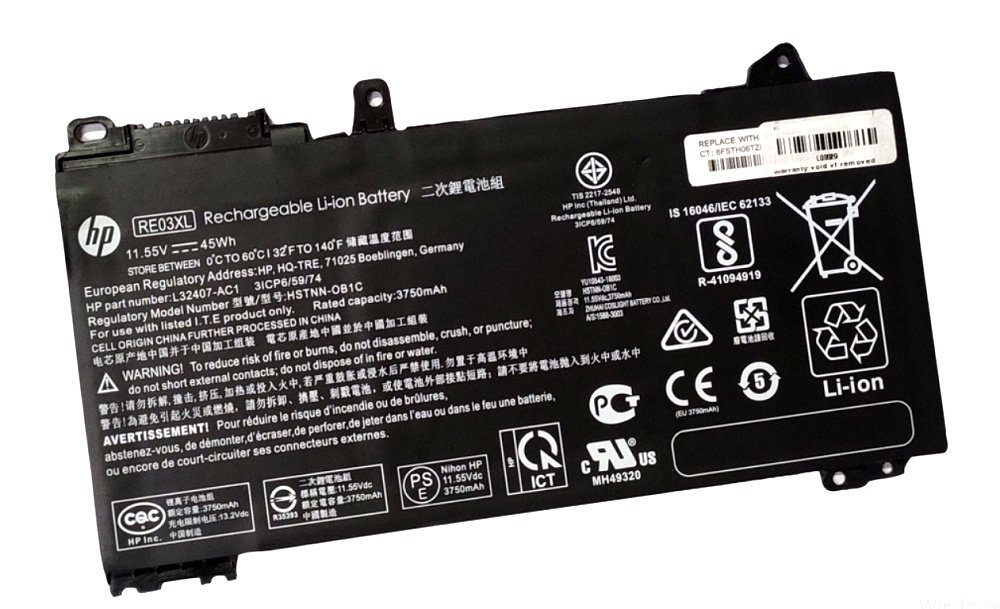 Orijinal Hp ProBook HSTNN-0B1C HSTNN-DB9A Notebook Batarya Laptop Pil