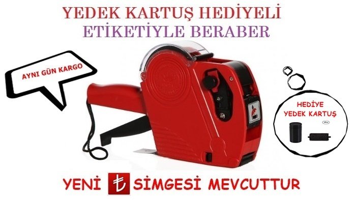 Orijinal Crown Etiket Makinesi Tek Kafa 8 Haneli Kraf (MX-5500EOS)