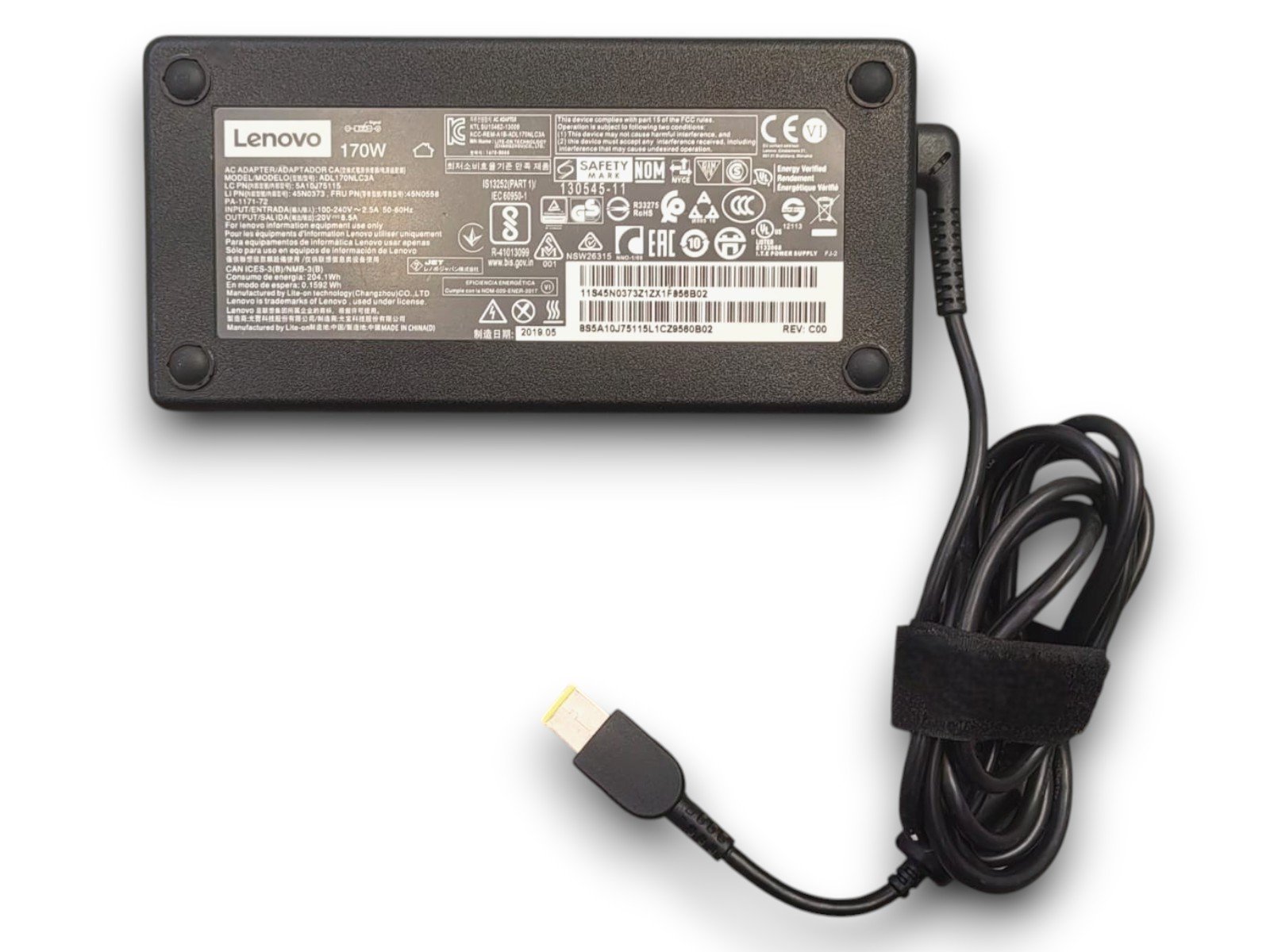 Lenovo ADL170NLC3A 170W Orijinal Adaptör 100–240V~2.5A  50-60Hz Usb Uç ADL170NLC3A