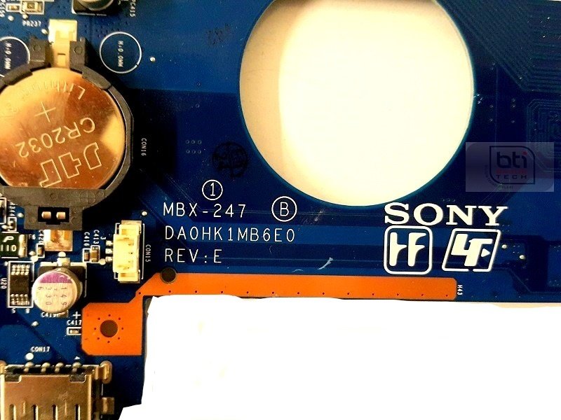 Sony Vaio VPCEH3S1E/B Anakart MBX-247-11 - Geforce GT520M Uyumlu anakart görsel 3