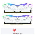 Team T-Force DELTA RGB(WT) 32GB(2x16GB) 7600Mhz CL36 DDR5 Beyaz Gaming Ram (FF4D532G7600HC36DDC01)
