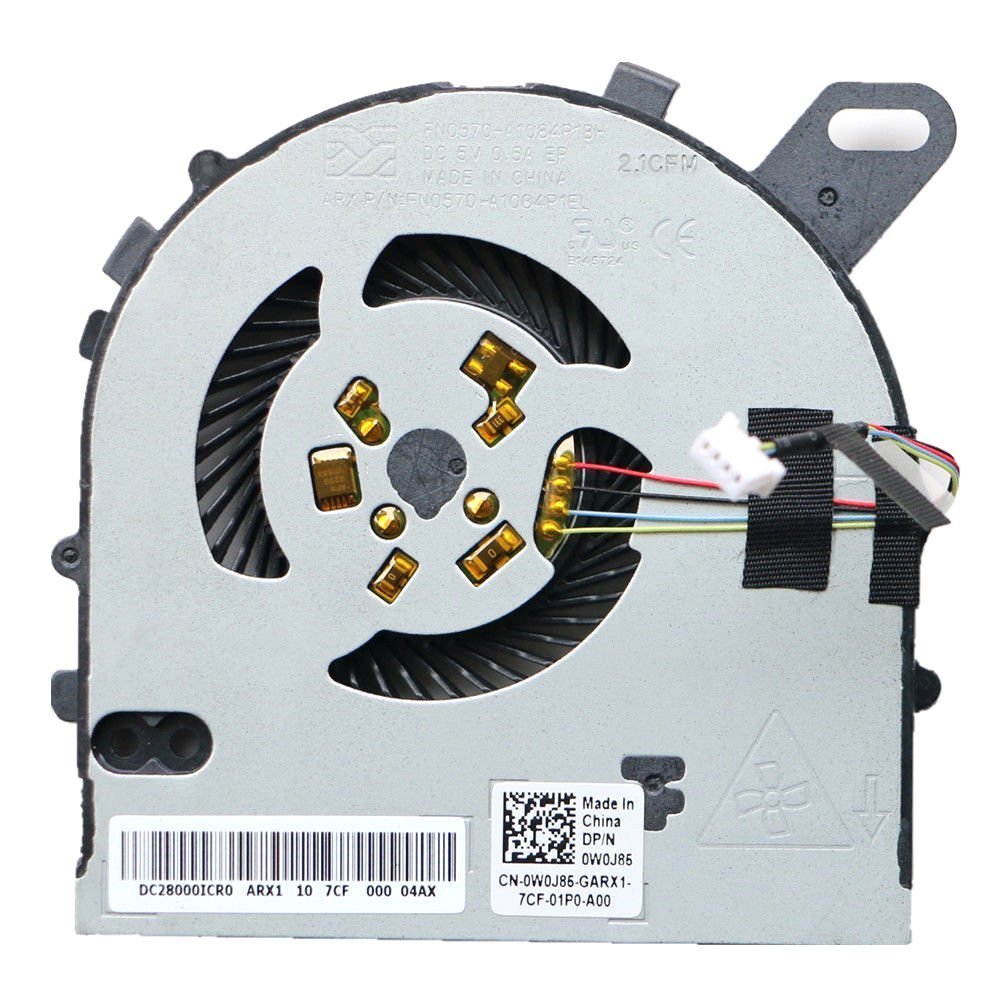 Orijinal Dell CN-0W0J85 DC28000ICR0 Cpu Sogutucu Cooling Fan