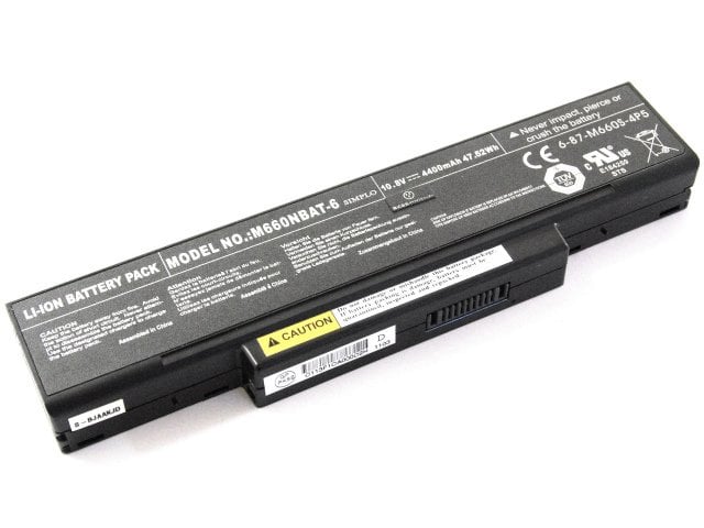 Orijinal Msi Clevo M660NBAT-6 6-87-M660S-4P5 10.8V 4400mAh Notebook Batarya Pil