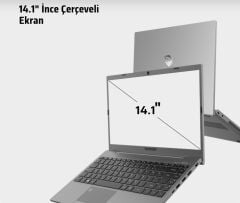 Monster Huma H4 V5.1 14,1'' İş Bilgisayarı - Gümüş Yenilenmiş Outlet İş Bilgisayarı