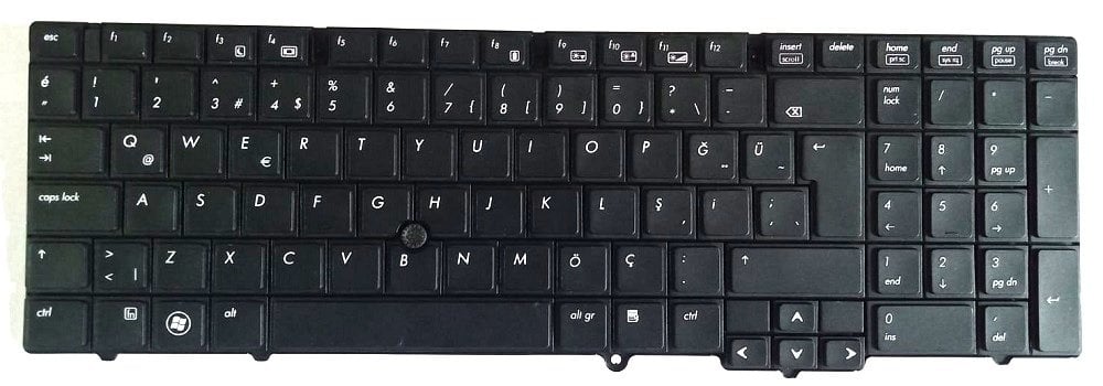 HP EliteBook 8540P 8540W Klavye Tuş Takımı 595790-141