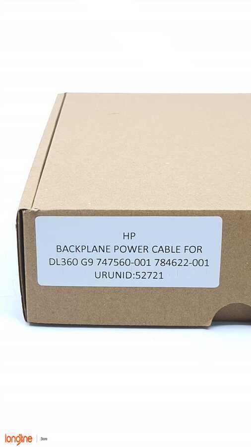 İkinci El HP BACKPLANE CABLE PROLIANT DL360 GEN9 747560-001 784622-001