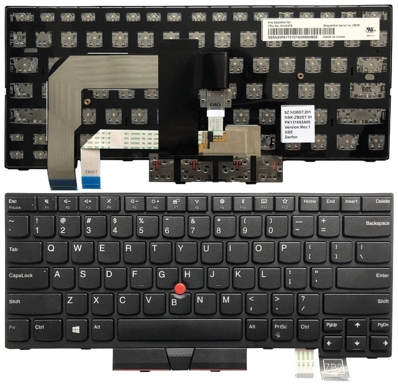 Lenovo Thinkpad 01AX569 SN20L72808 WIDBL-84US SN20L72890 Notebook Klavye Laptop Tuş Takımı
