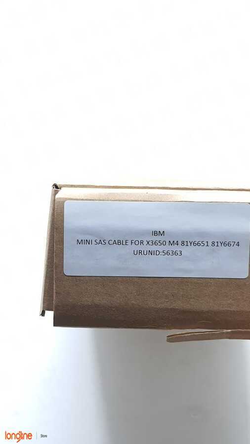 İkinci El IBM X3650 M4 MINI SAS to MINI SAS Cable 81Y6651 81Y6674