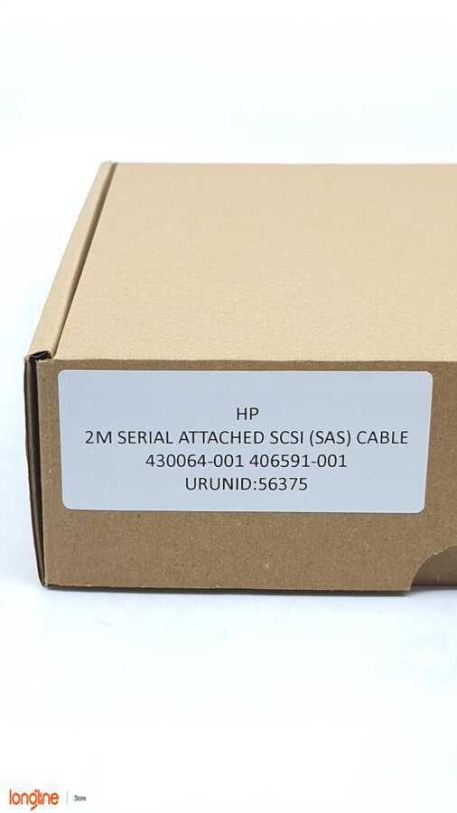 İkinci El HP 430064-001 Serial Attached SCSI SAS Cable MIN 1X, 2M