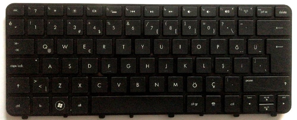 HP Folio 13-2000 Klavye Tuş Takımı 673656-141 673656-001