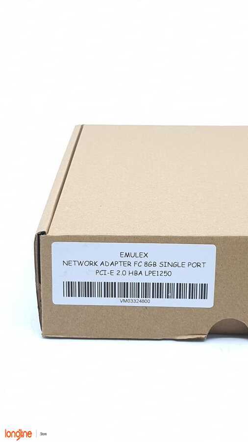 İkinci El EMULEX FC 8GB SINGLE PORT PCI-E 2.0 HBA LPE1250