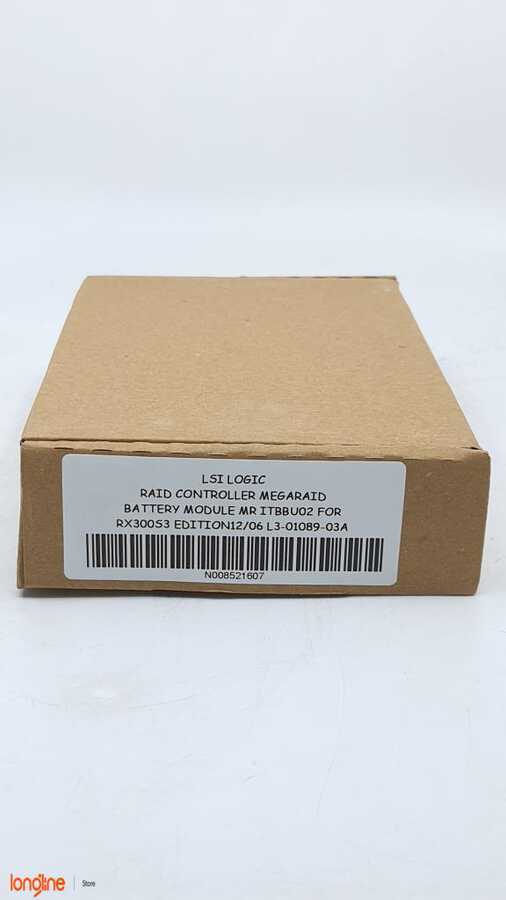 İkinci El LSI LOGIC MR iTBBU02 L3-01089-03A MegaRAID Battery Module
