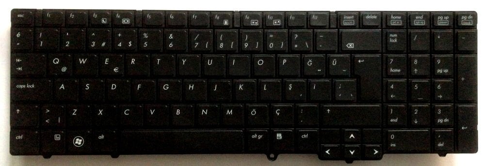 HP Probook 6540B 6545B 6550B 6555B Klavye Tuş Takımı 585710-001