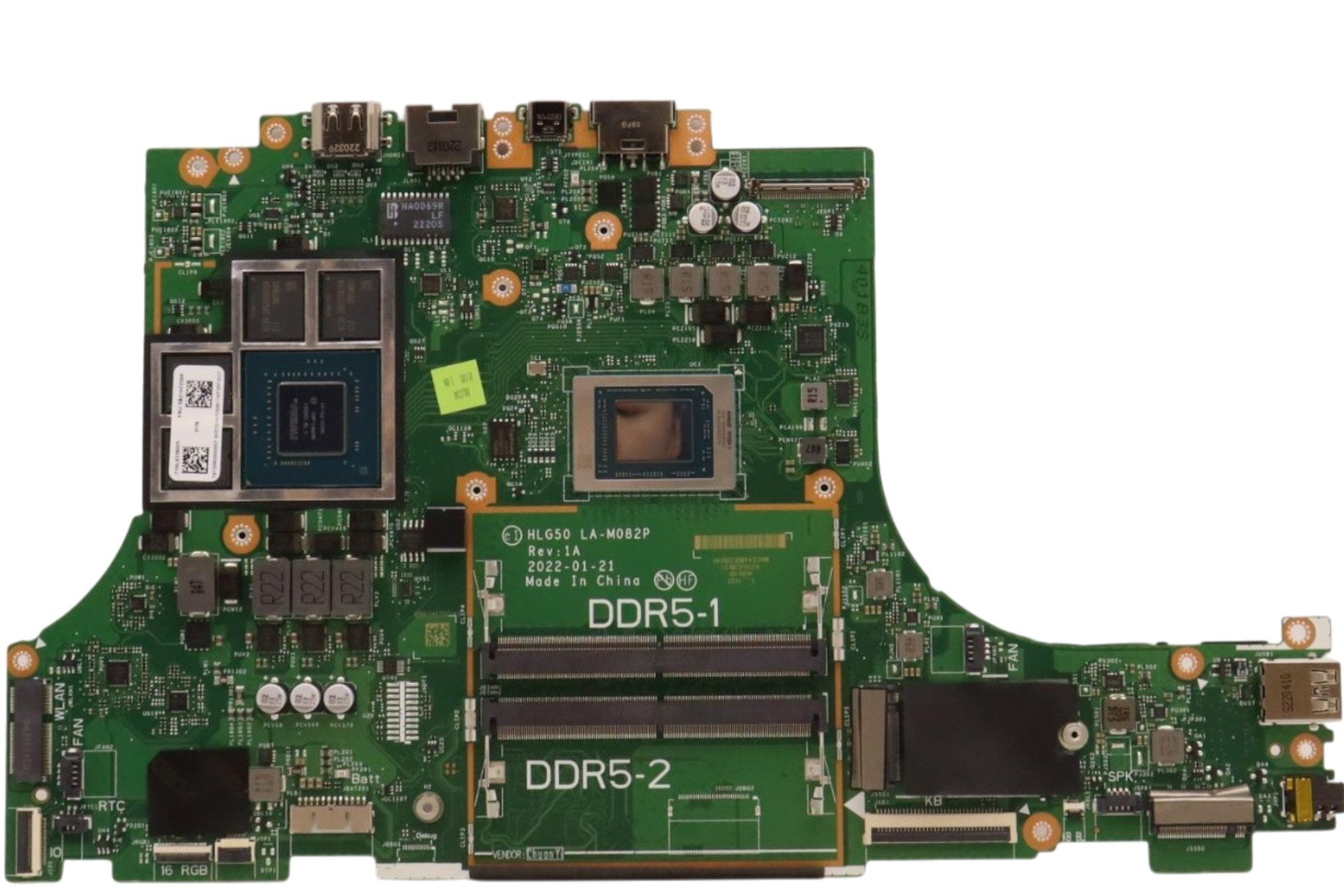 Lenovo Ideapad Gaming 3-15ARH7 3-16ARH7 Ryzen 5-6600H RTX 3050 LA-M082P Orijinal Laptop Anakart