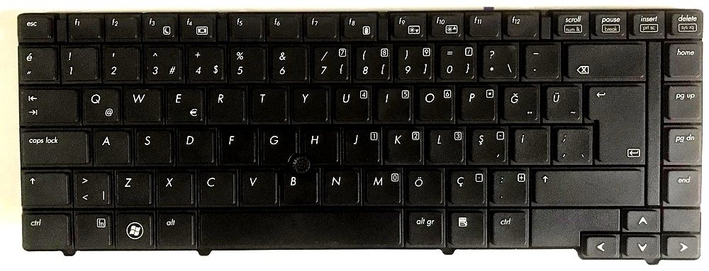 HP Probook 6540B 6545B 6550B 6555B Klavye Tuş Takımı 609839-001