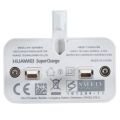 Huawei 02220829 HW-050450B00 SuperCharge 5V 2A ingiliz Priz USB Girişli Adaptör Şarj Aleti Beyaz